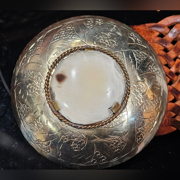 *HP* Anthropologie Cocobelle Marrakesh Belt In Sand OS NWT MRSP $175. - Picture 4 of 11